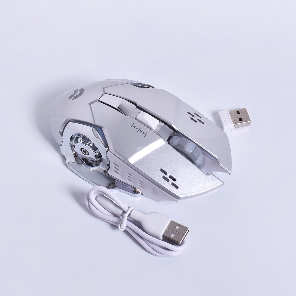 OKER G95 WIRELESS MOUSE 2400DPI เม้าท์ไร้สาย ไฟ7สี RECHARGEABLE SKU-02958