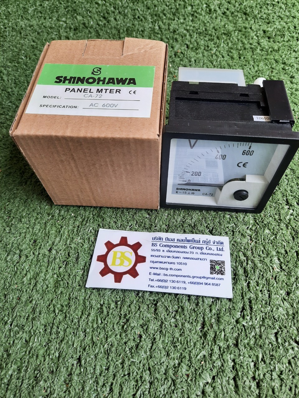 Shinohawa : AC Volt Meter 600V CA-72 72x72mm.