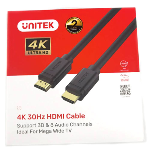Y-C42M UNITEK สาย HDMI V1.4 ยาว10 เมตร CA-HM-HM-10M11