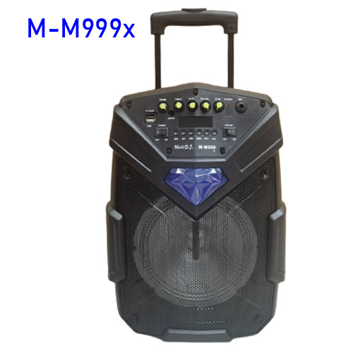 MUSIC DJ M-M999X SPEAKER /1200W.8inch+MIC*1ไร้สาย BLUETOOTH SP-MJ-08-M999X