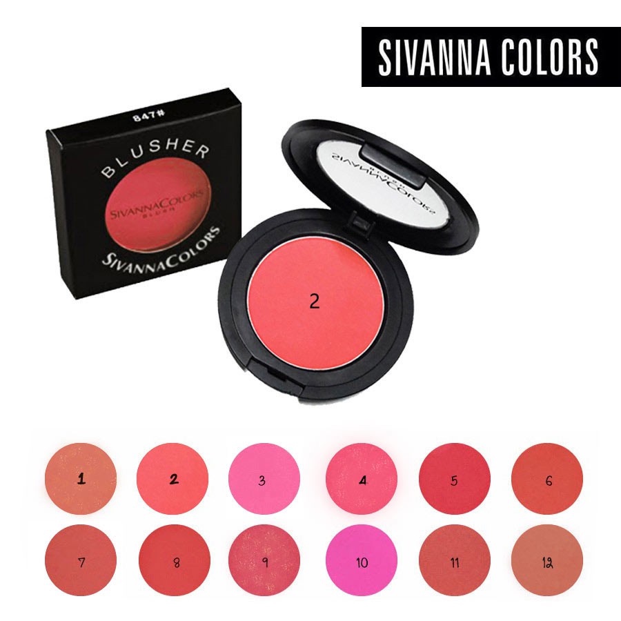สิวันนา ปัดแก้ม บลัชออน 4g HF847 Sivanna Colors Blusher ❤