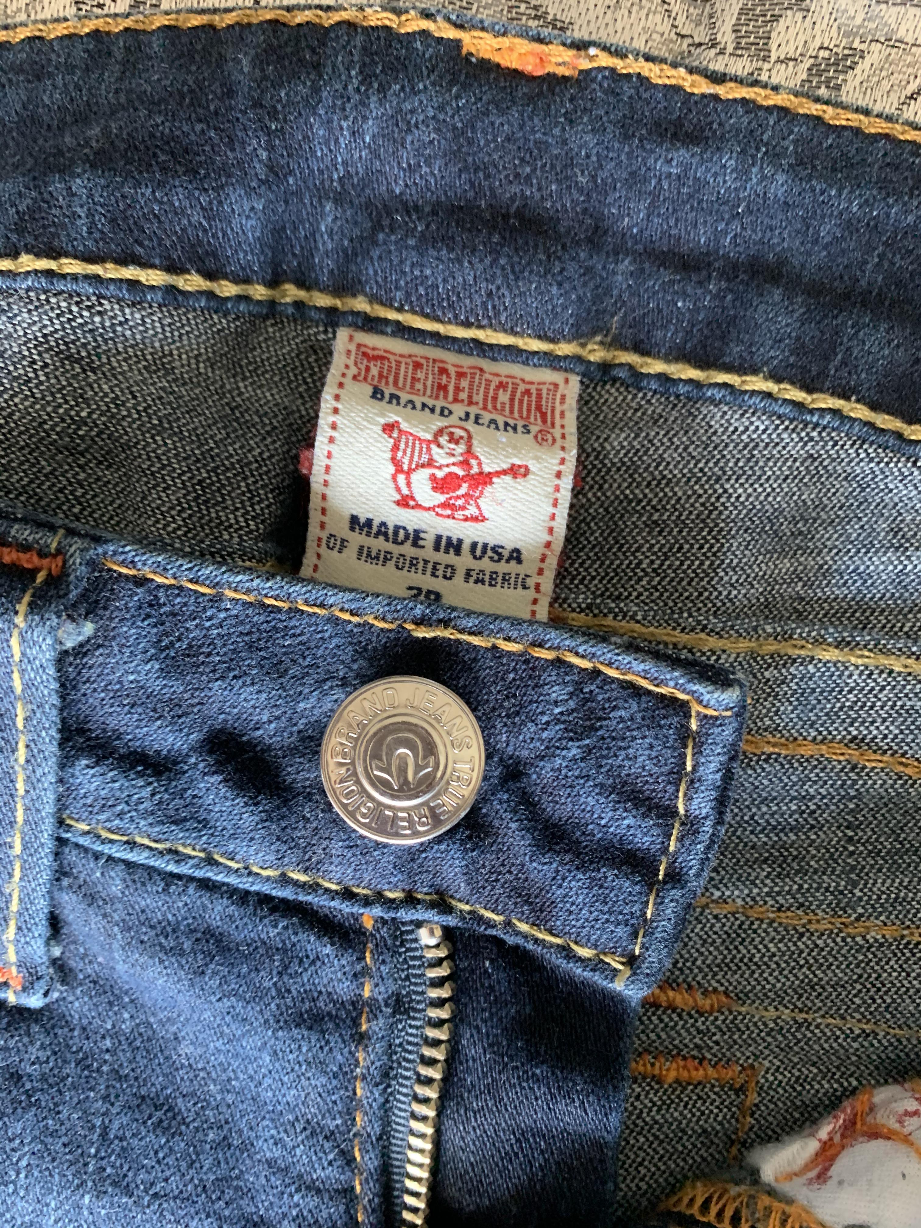 กางเกงยีนส์ผู้หญิงมือสอง TrueReligion Made in USA