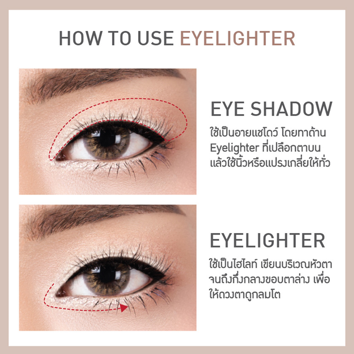 Baby Bright In Liner & Eyelighter 0.2g+0.5g อินไลน์เนอร์แอนด์อายไลท์เตอร์ เบบี้ไบร์ท
