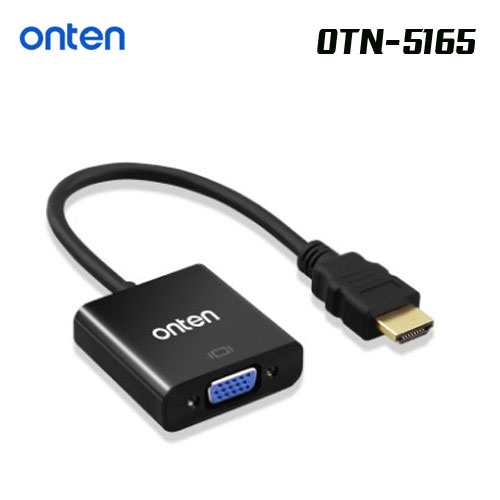 OTN-5165 ONTEN ตัวเเปลง HDMI to VGA Adapter ความละเอียด 1080P CV-GO-XX-HDM16