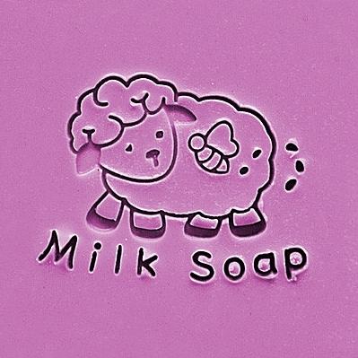 MILK SOAP STAMP 4.2 x 4.2 CM.