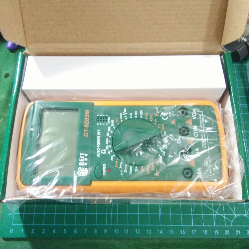 BST-9205M Digital Multimeter, Handheld Customized Multimeter LCD Display AC/DC Current Testing