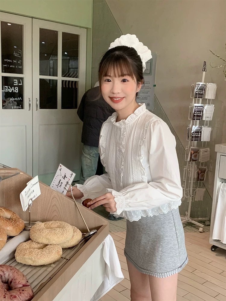 | GB SHOP ||| 2750#เสื้อแขนยาว กระดุมหน้า เนื้อผ้าดี งานสวย