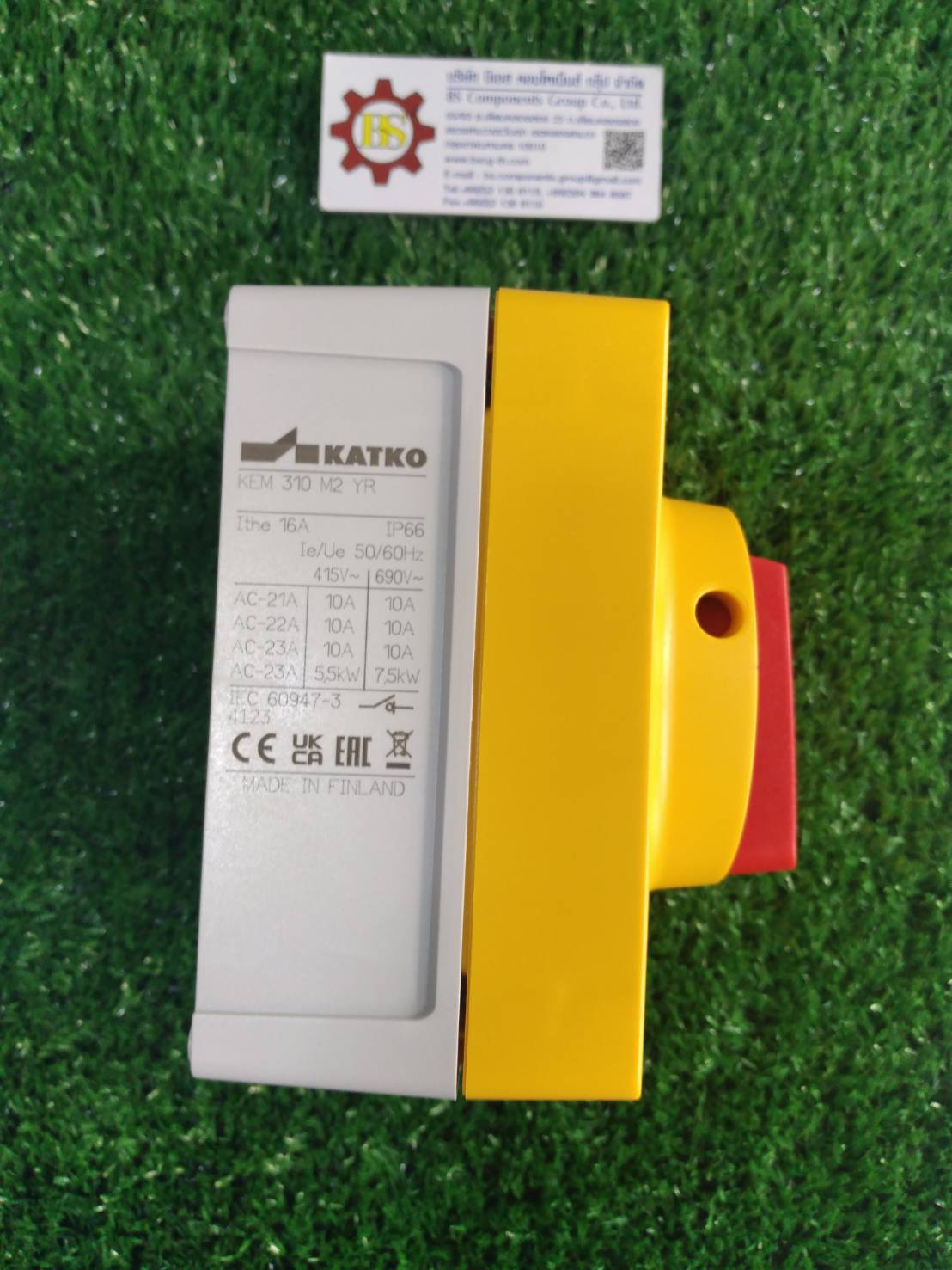 KATKO : ISOLATING SWITCH KEM 310 YR M2 Y/R 3P 5.5 kw 10A