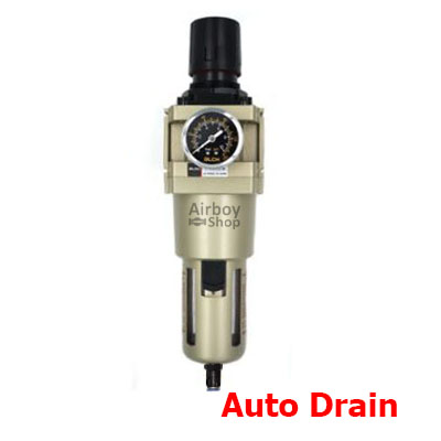 ชุดกรองลมดักน้ำ (รุ่น AW) 2in1 Auto Drain
