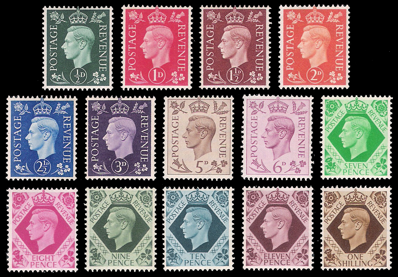 1937-1939 King George 6 No.235-248