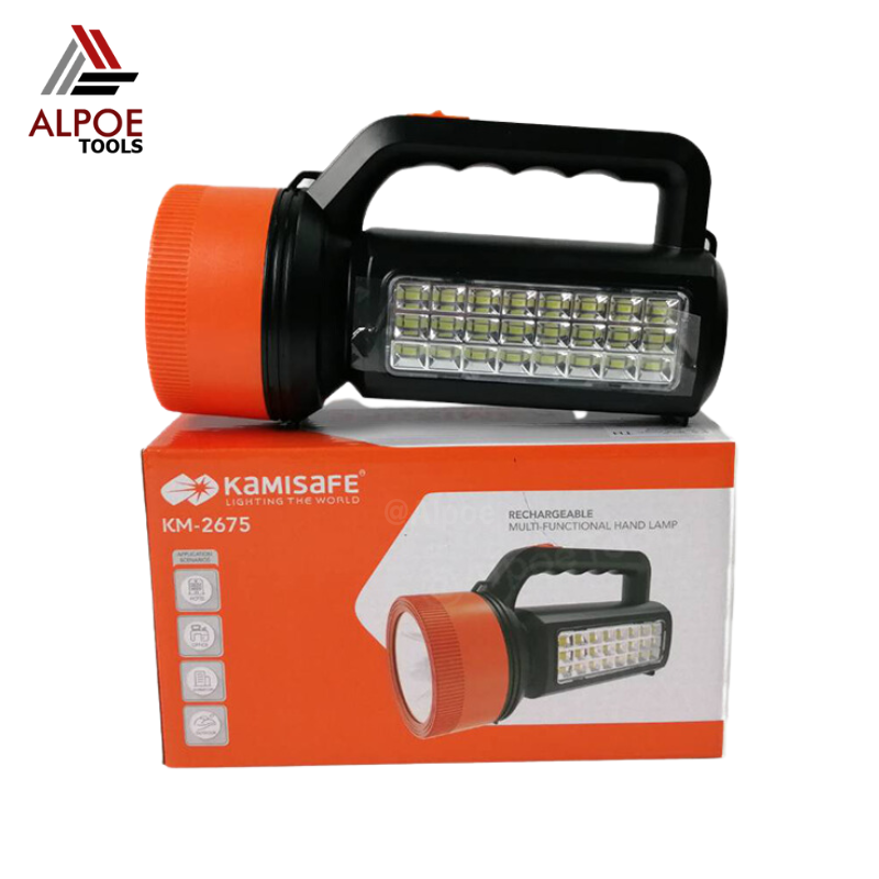 ไฟฉายหูหิ้ว Kamisafe มีไฟข้าง รุ่น KM-2675