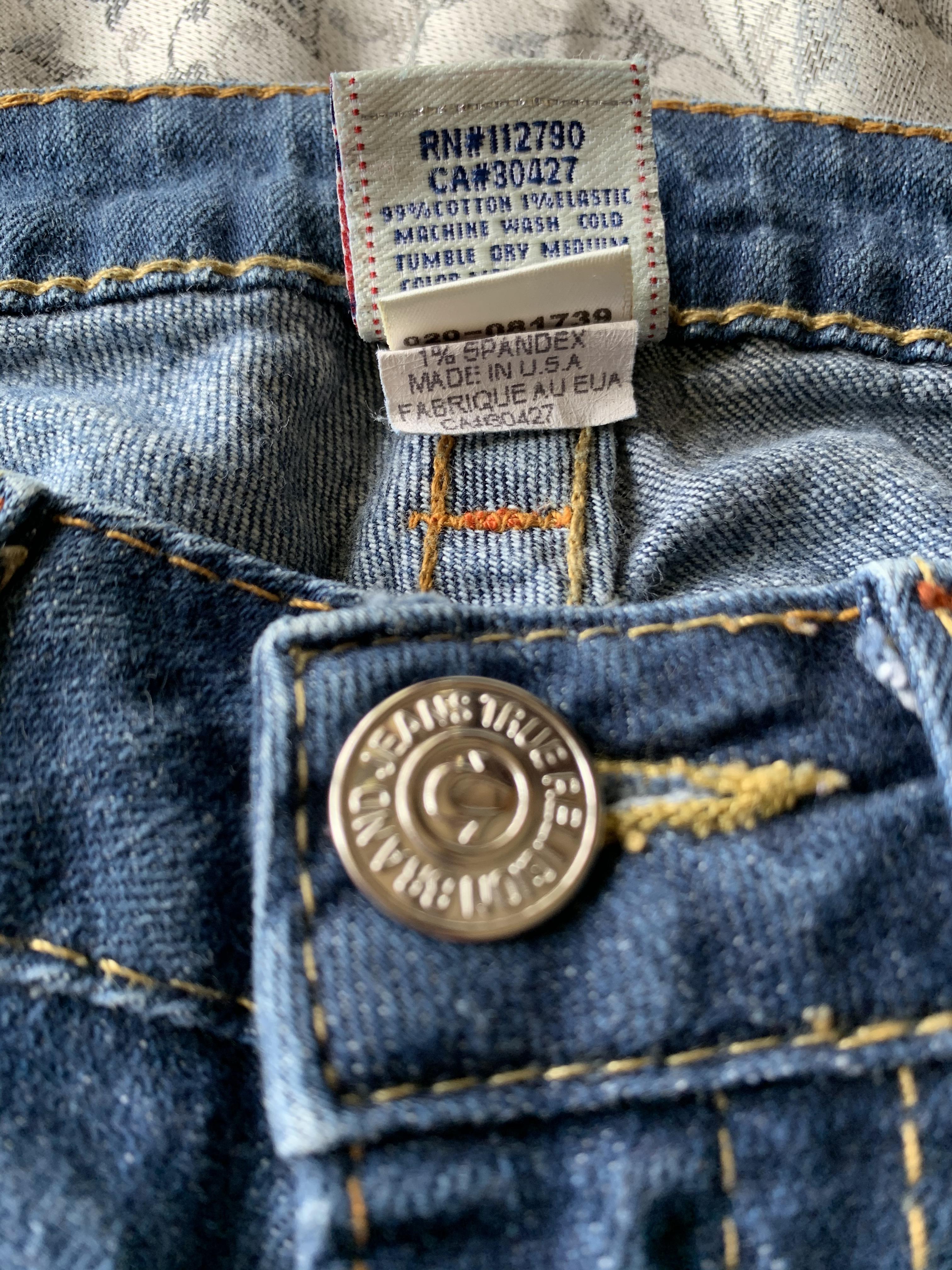 กางเกงยีนส์ผู้หญิงมือสอง TrueReligion Made in USA
