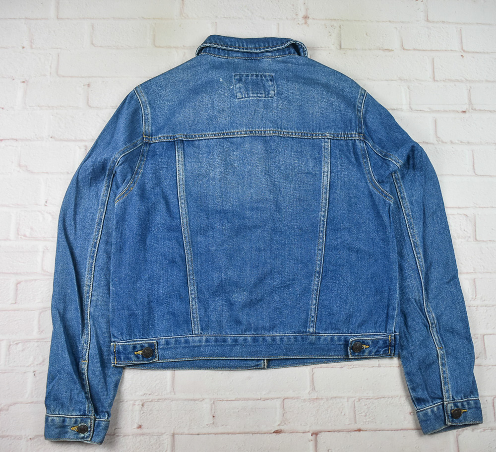 FOREVER21®แท้ อก 38 เสื้อแจ็คเก็ตยีนส์ผู้ชาย ฟอร์เอเวอร์21 สียีนส์ เสื้อแขนยาว เนื้อผ้าดี