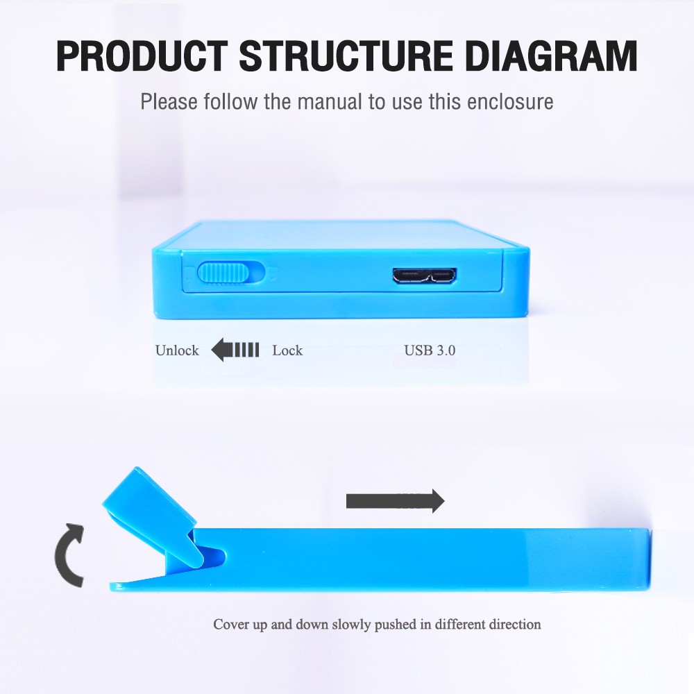OKER ST-2568 OKER EXTERNAL HDD BOX 2.5"USB EX-25-OK-2568x