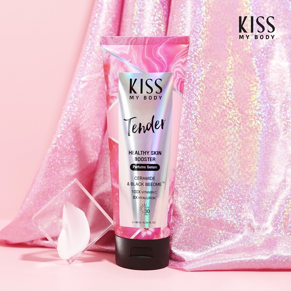 Kiss My Body Healthy Skin Booster Perfume Serum SPF 30 PA+++ 180กรัม โลชั่นน้ำหอม