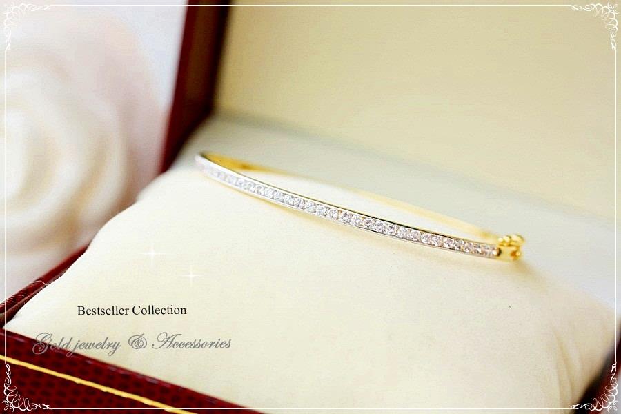 กำไลเพชรCzเกรดพรีเมี่ยม ลายแบรนด์สไตล์หรู มีหลายแบบ