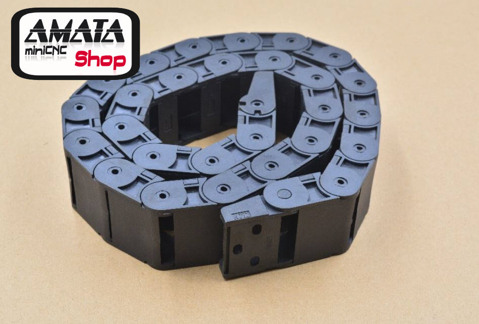 รางกระดูกงู Cable Chain (18x37mm + R38mm) ยาว 1 เมตร (แบบเปิดได้)