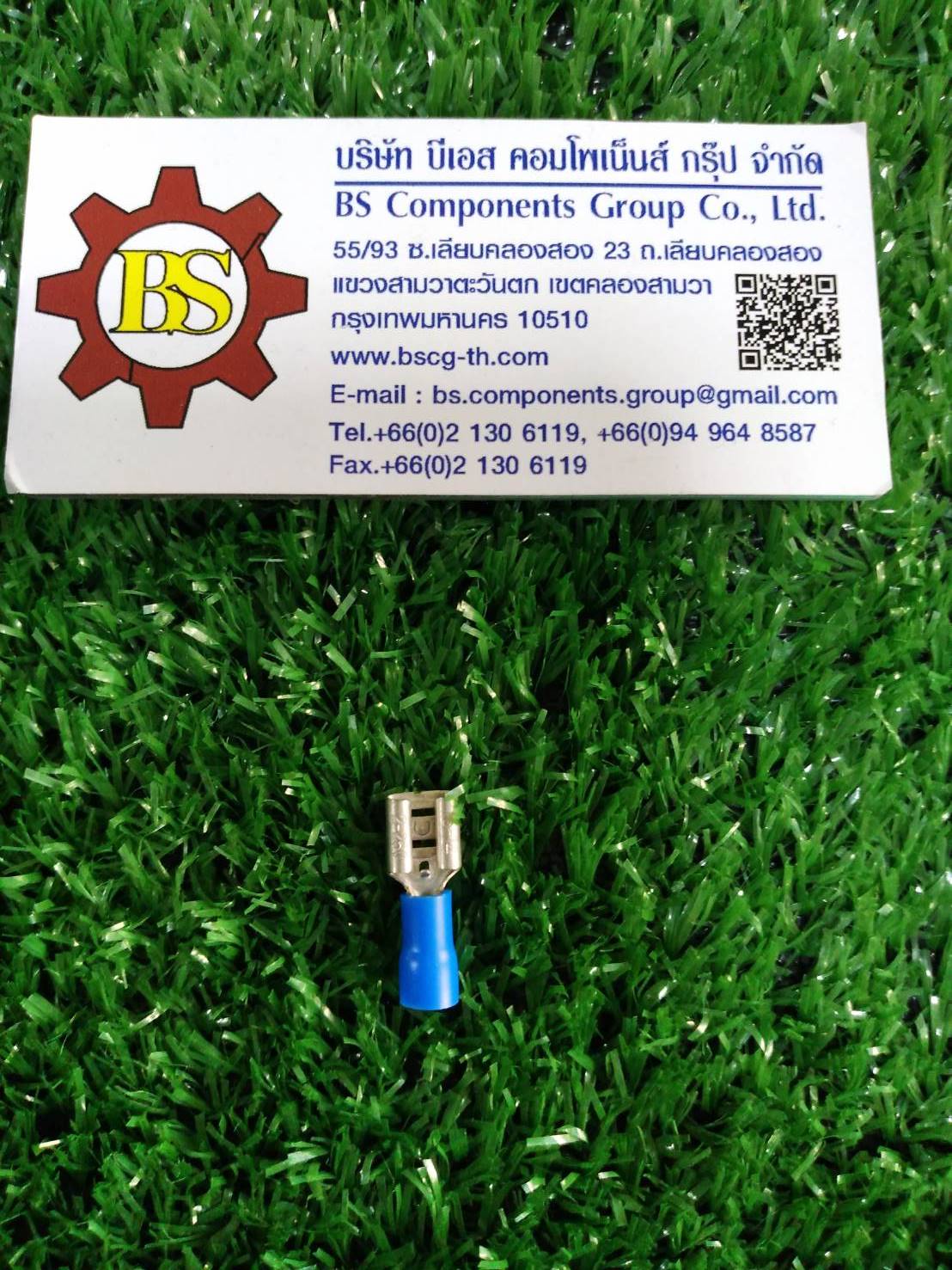 SHINOHAWA : หางปลาเสียบแอร์ตัวเมีย 6.4mm. 5120B (BU)