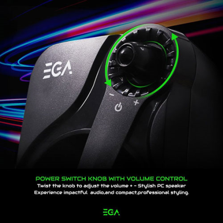 EGA TYPE-S1 Mini Stereo Speaker SP-EG-20-S1BLA