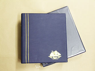 สมุดเก็บแสตมป์ อัลบั้มสะสมแสตมป์ (ตราเรือใบ) พร้อมเม้าท์แสตมป์เลือกได้คละแบบ