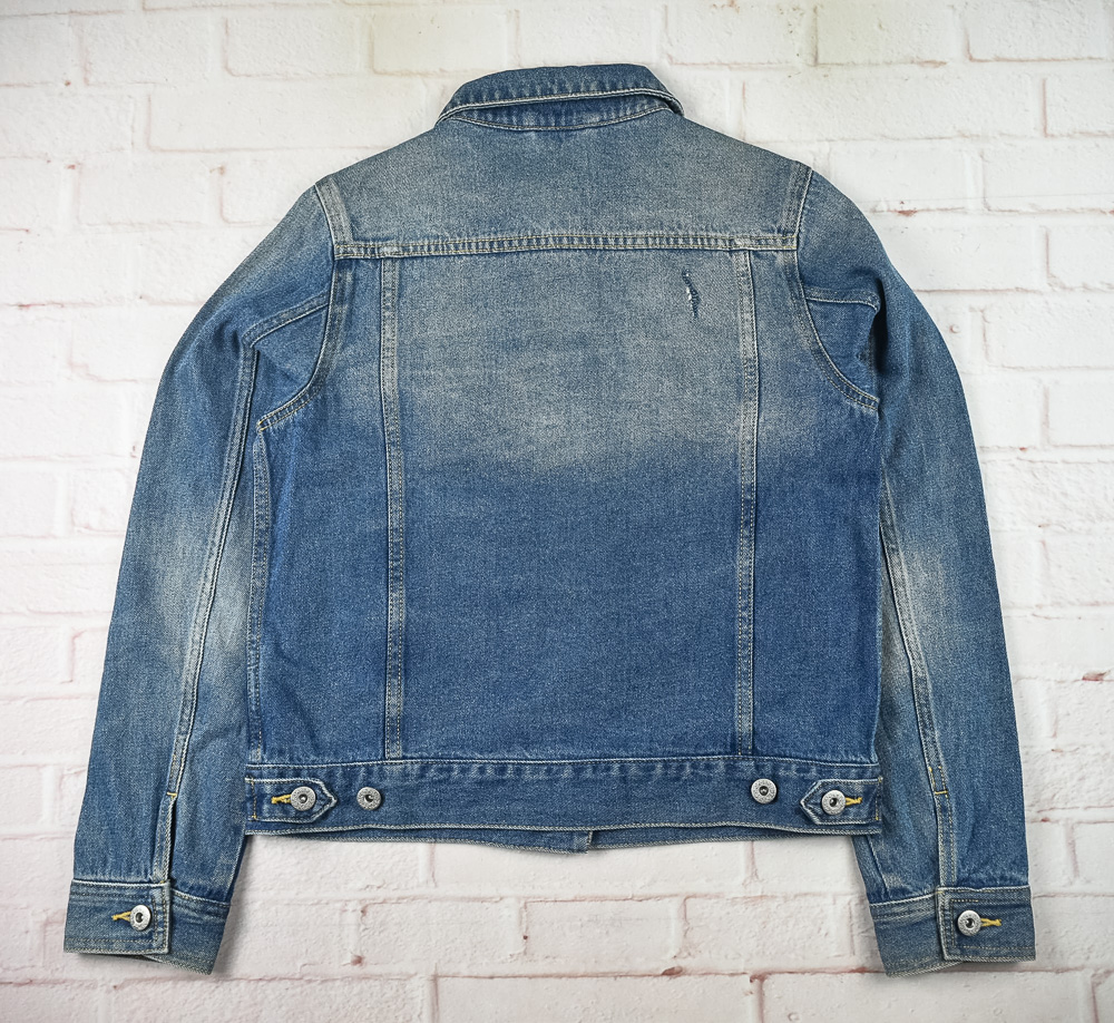 GUแท้ รอบอก 36 เสื้อแจ็คเก็ตยีนส์ ผู้หญิง จียู สียีนส์ เสื้อแขนยาว เนื้อผ้าดี