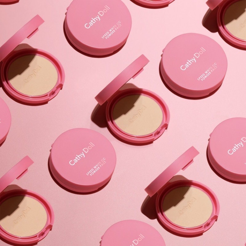 CATHY DOLL CC POWDER PACT SPF40 PA+++ ขนาด 4.5G #23 Natural Beige แป้งซีซี แป้งพัฟ เคที่ดอลล์