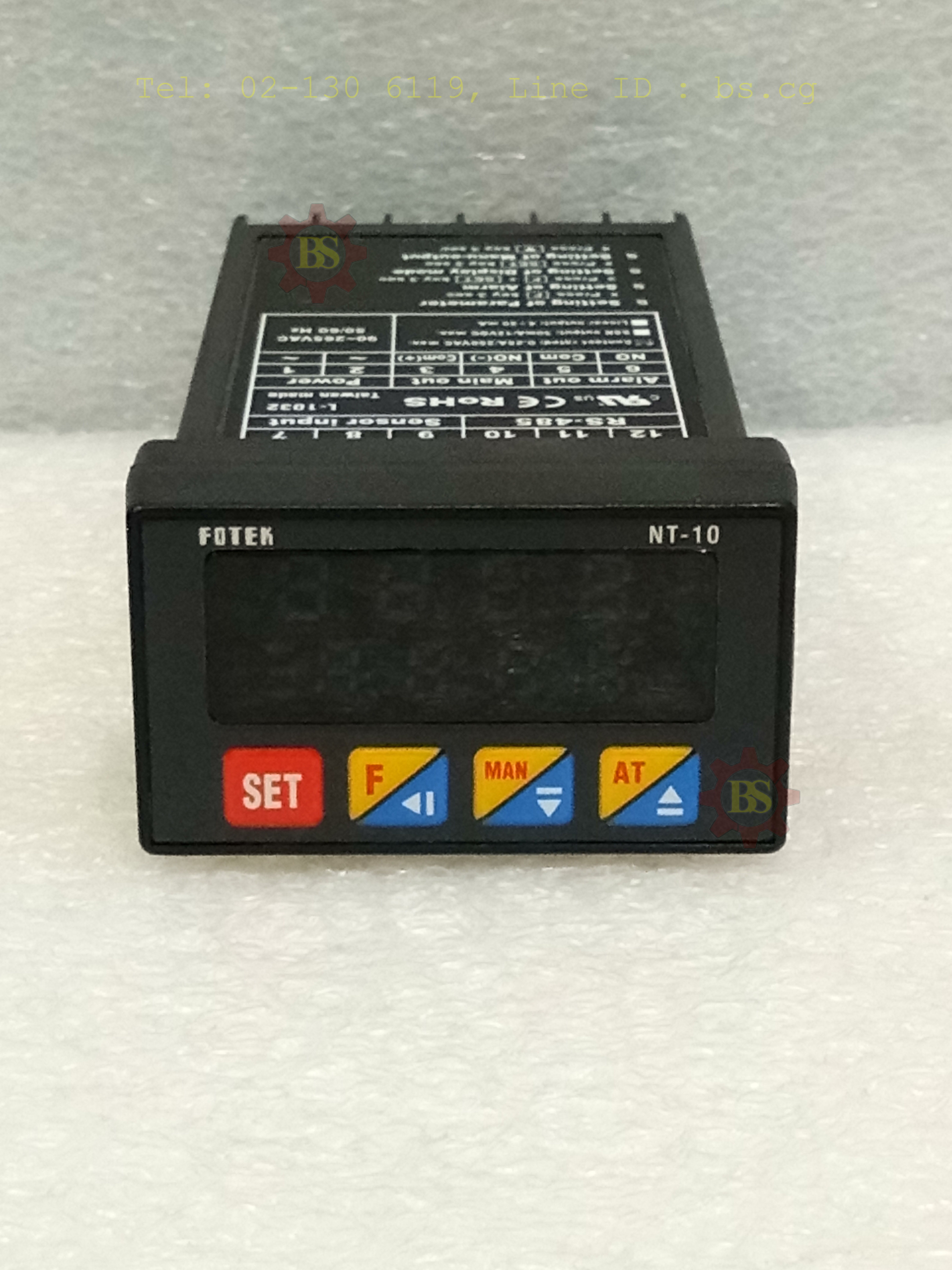 FOTEK : Temperature Controller O/P:Relay 0.25A/250VAC NT-10R