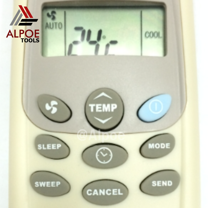 รีโมทแอร์รวม สำหรับแอร์ยี่ห้อ Carrier,Daikin,EMINENT,Central Air, แอร์รุ่นเก่า / แอร์แขวนใต้ฝ้า รุ่น CED