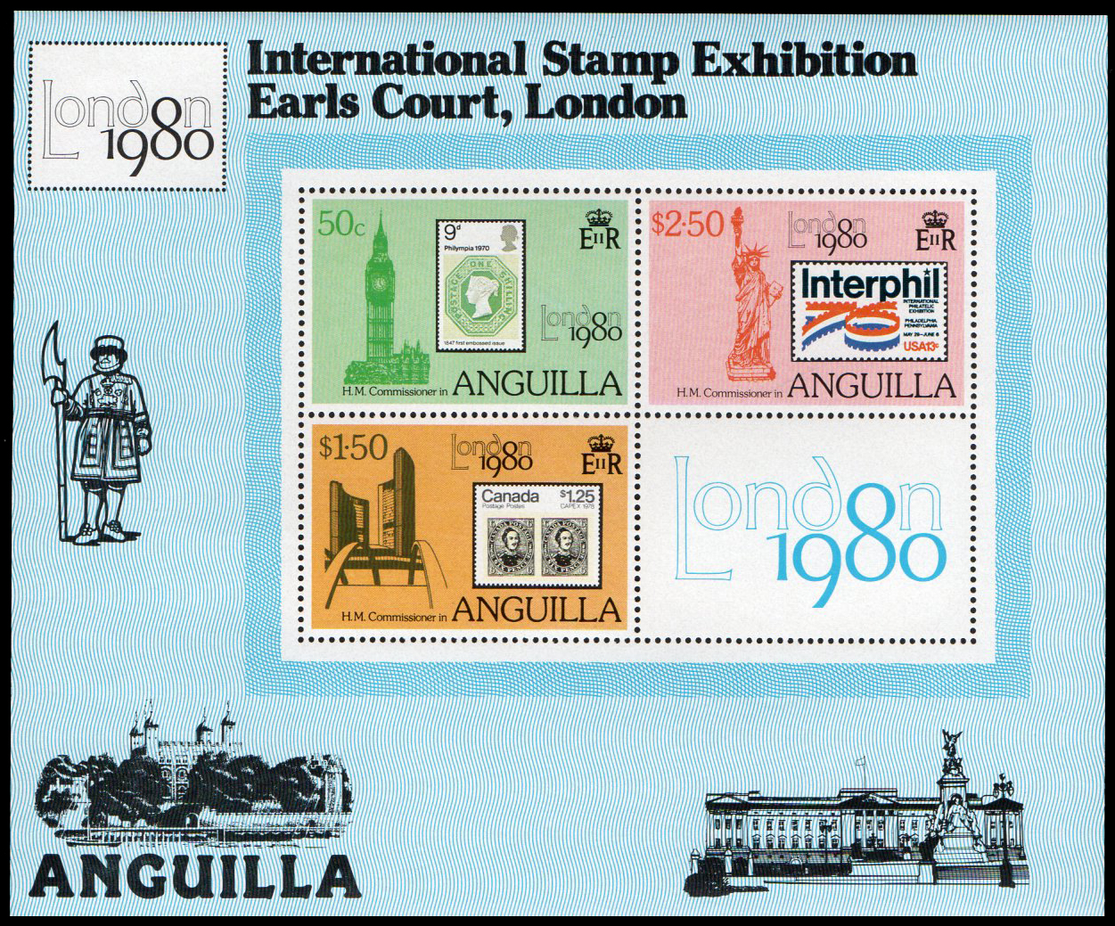 International Stamp Exhibition Earls Court, London 1980