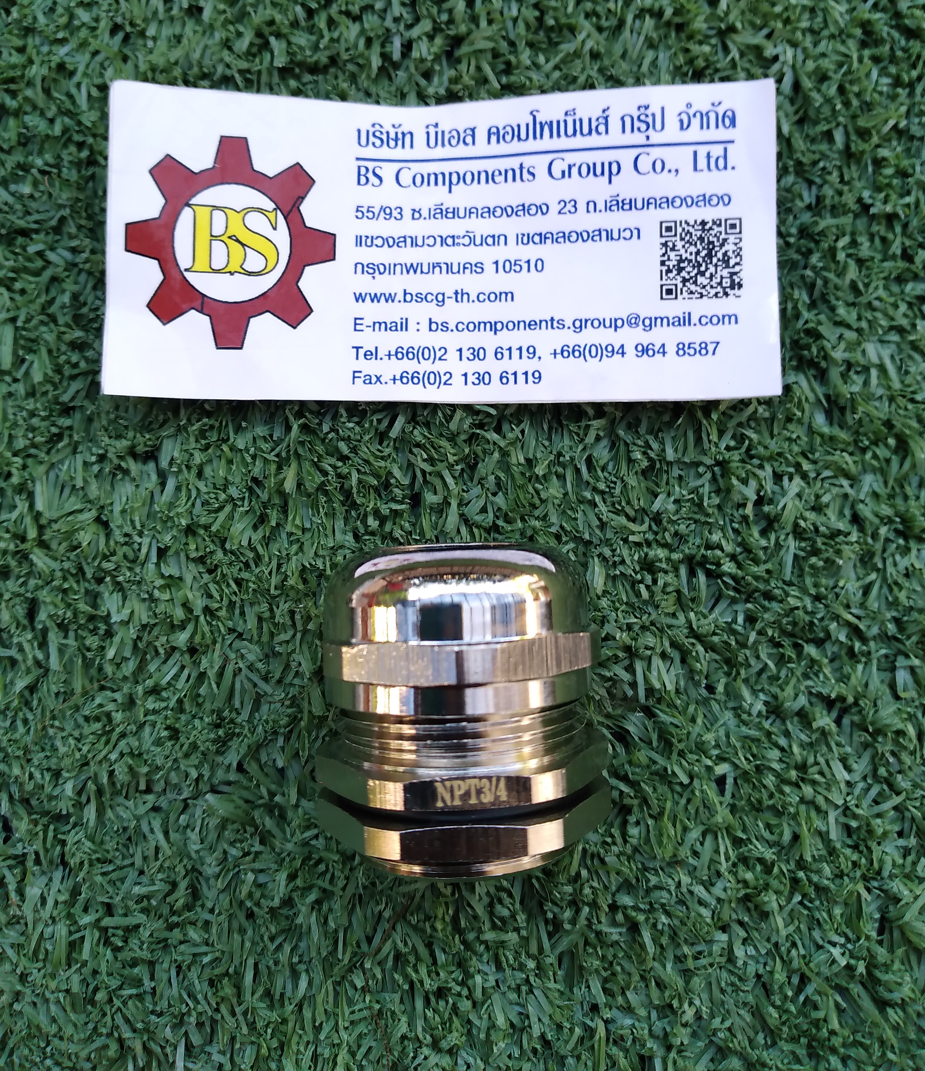 SHINOHAWA : เคเบิ้ลแกลนสแตนเลส304 NPT 3/4"