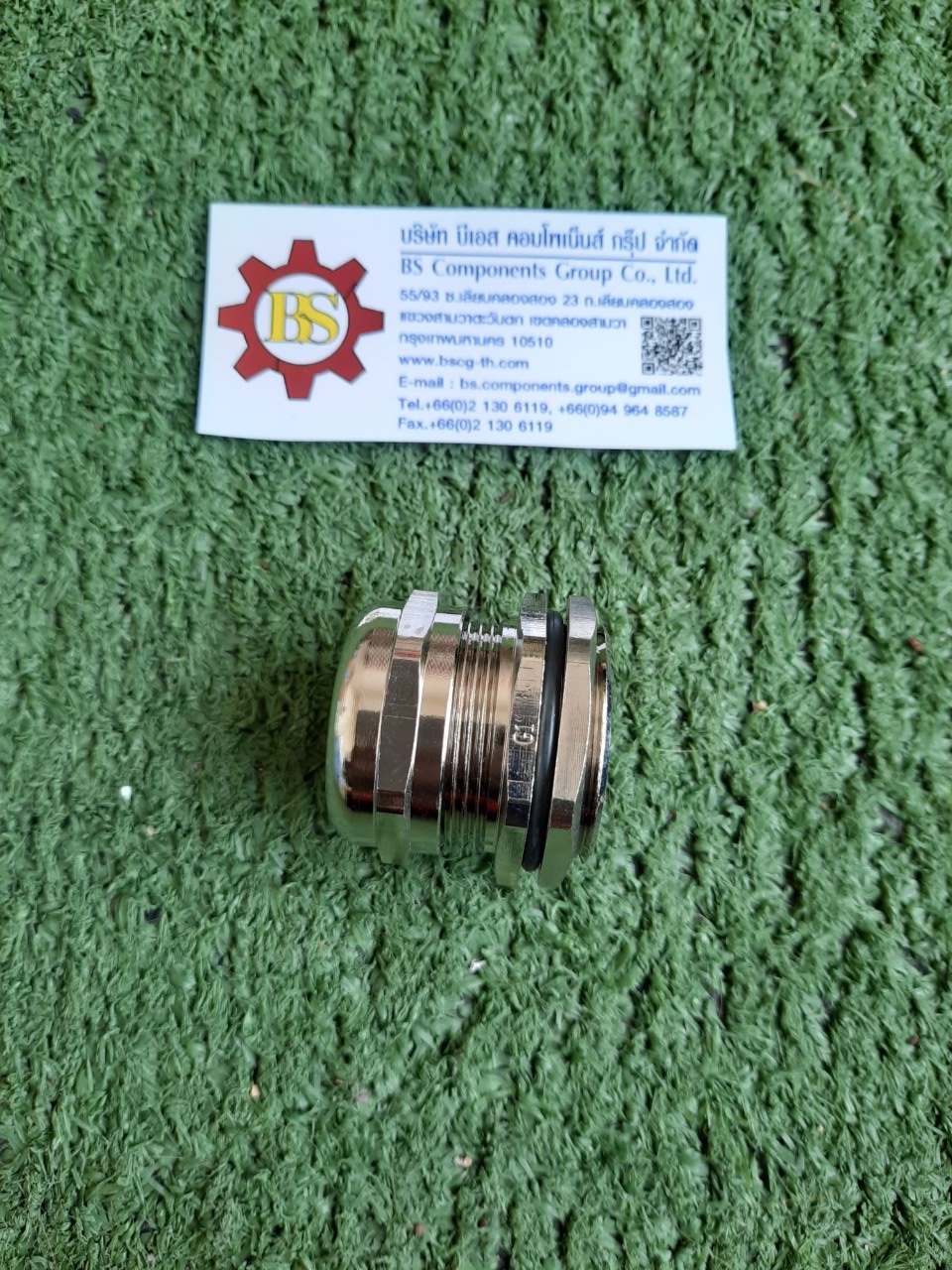 SHINOHAWA : Brass Cable grand ทองเหลือง ชุบนิเกิ้ล G1" IP44