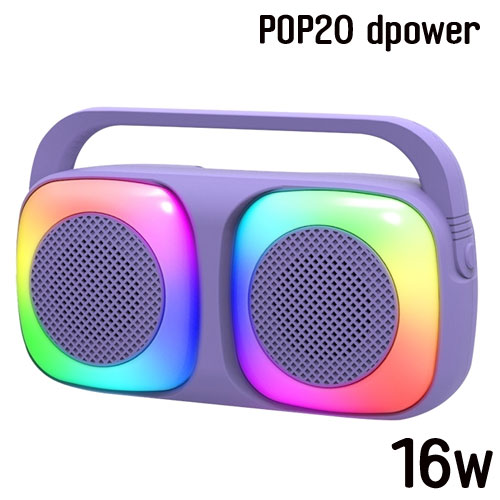 POP20 d-power SPEAKER BLUETOOTH /16w SP-DP-BT-P20XX