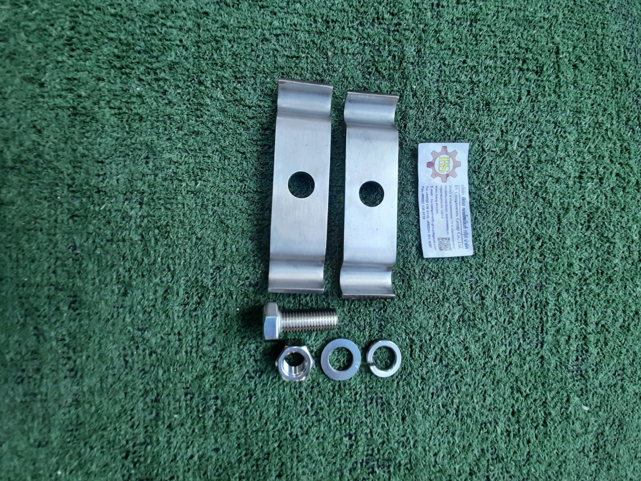 Clamp SUS 304 for 2x95sqmm หนา 5 มิล