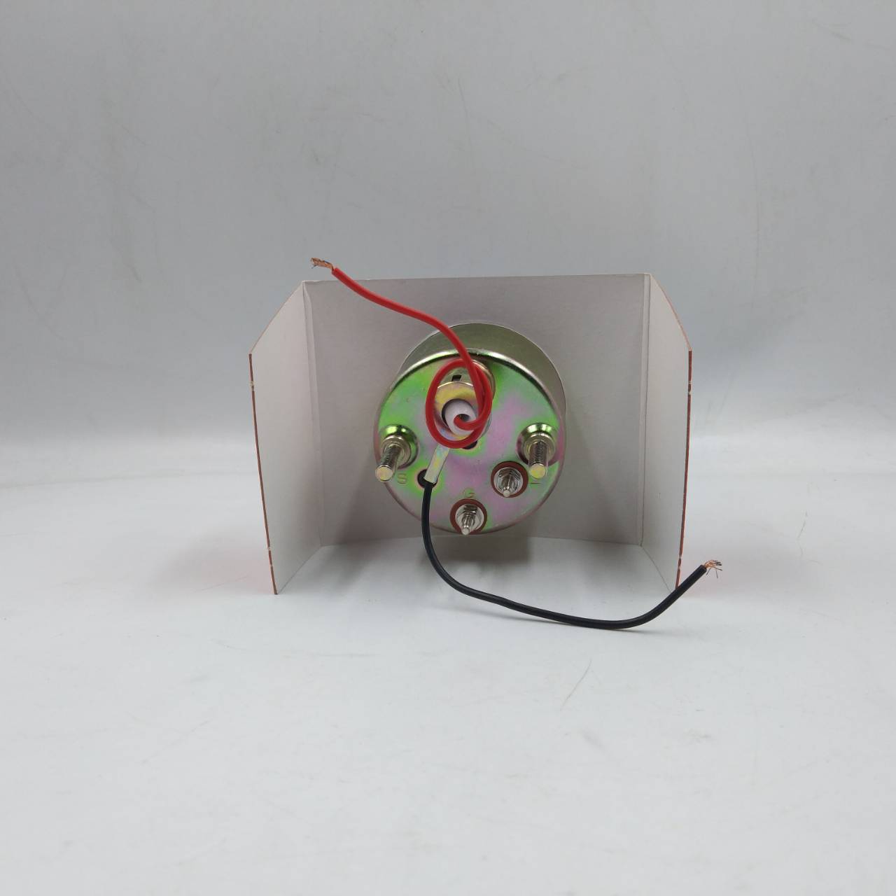 PROSPORT เกจ์วัดโวล์ทมีสีมีไฟ 12V พร้อมอุปกรณ์ติดตั้ง ราคา@