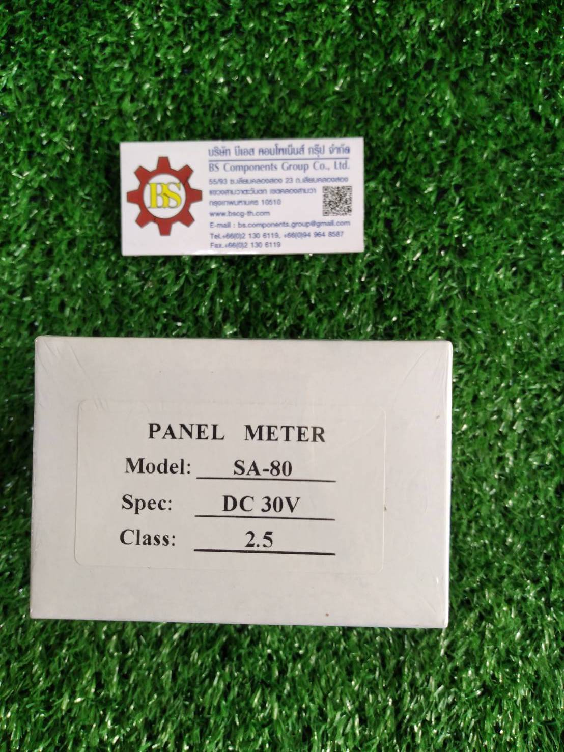 Shinohawa : DC Volt meter 30V DC 80x80mm. (MT852) สำเนา