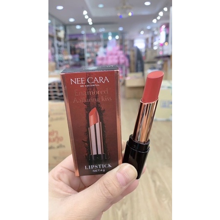 Nee Cara Enamored Aalluring kiss Lipstick #N288 matte lipstick ลิปสติกเนื้อแมทท์