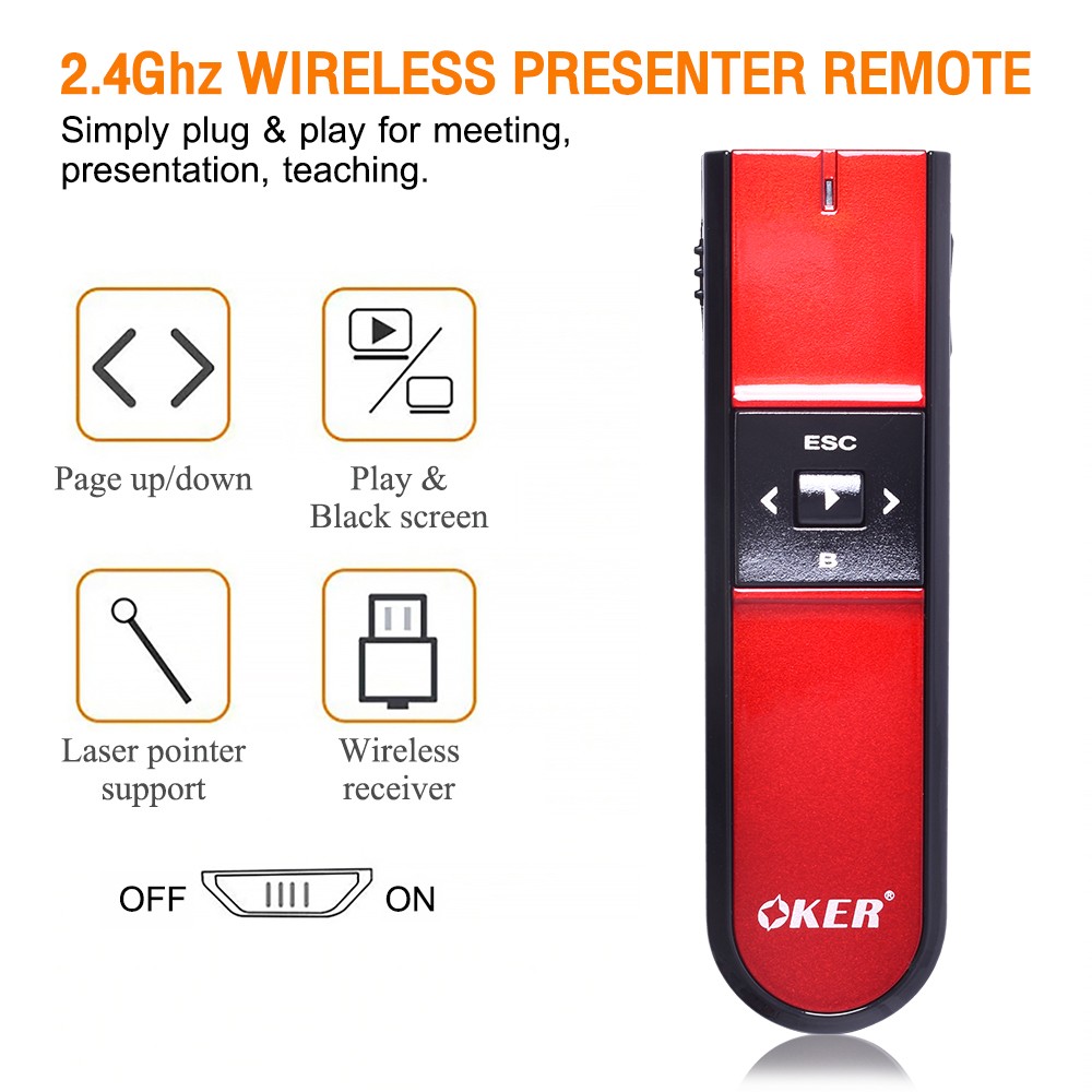 OKER P-002 LASER POINTER Wireless OKER P-002 MO-OK-WL-P-002