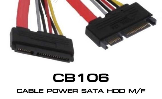 CB-106 Cable POWER SATA M/F SKU-02346