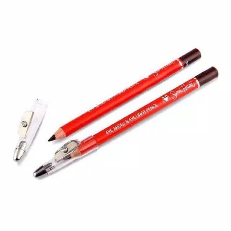Sweet Heart Eye Brow Pencil & Eye Liner Pencil + Sharpener สวีทฮาร์ท ดินสอเขียนคิ้ว มีกบเหล่า