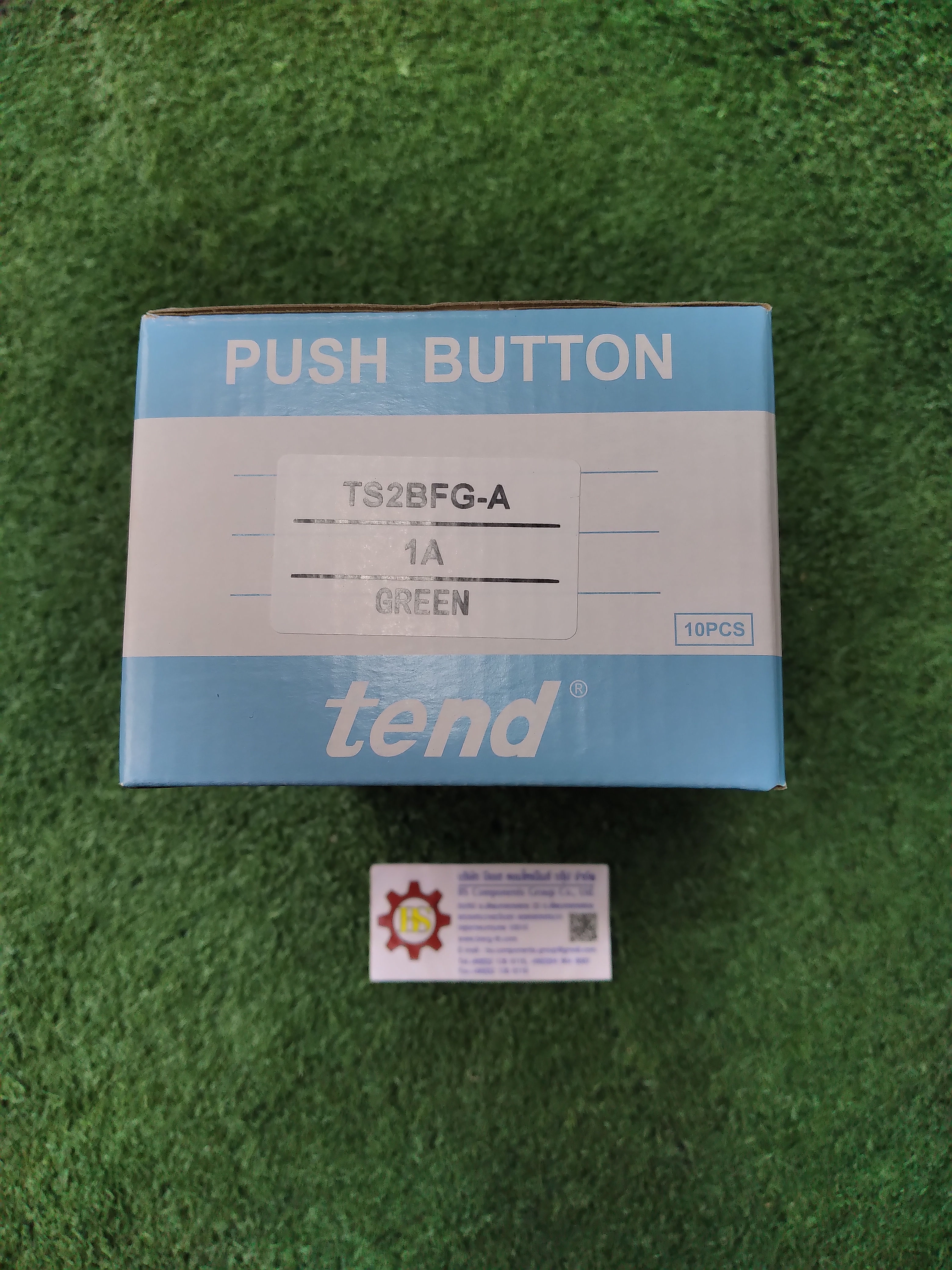 TEND : Push Button Switch TS2BFG-A 1NO (สีเขียว)