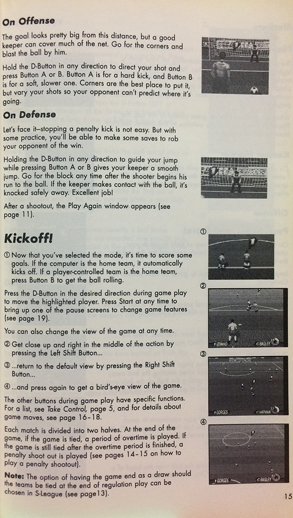 Sega Saturn : International Victory Goal (ภาษาอังกฤษ)