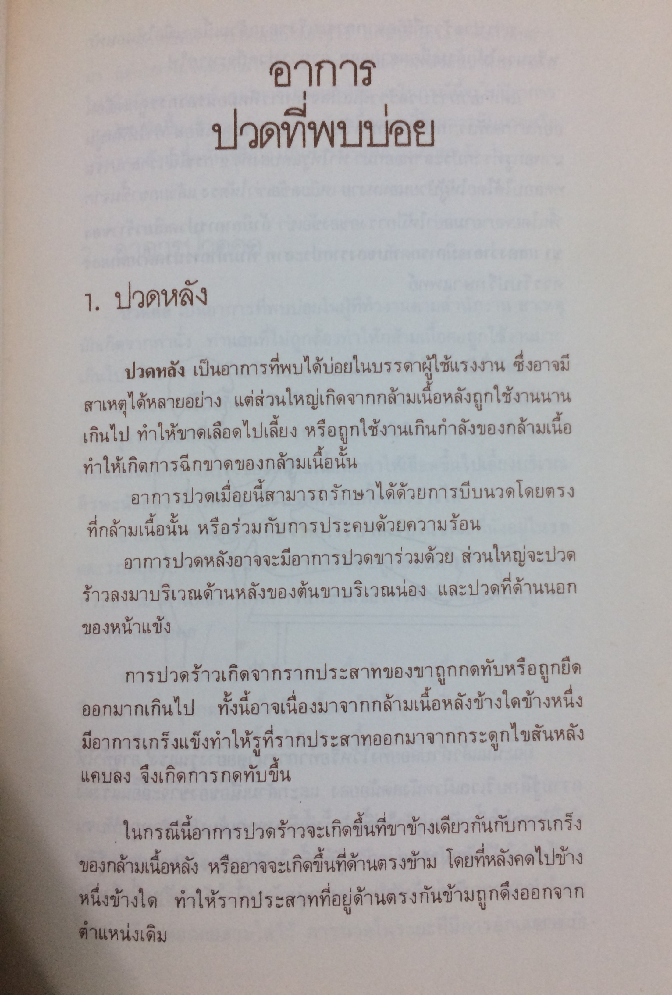 คู่มือการนวดไทย