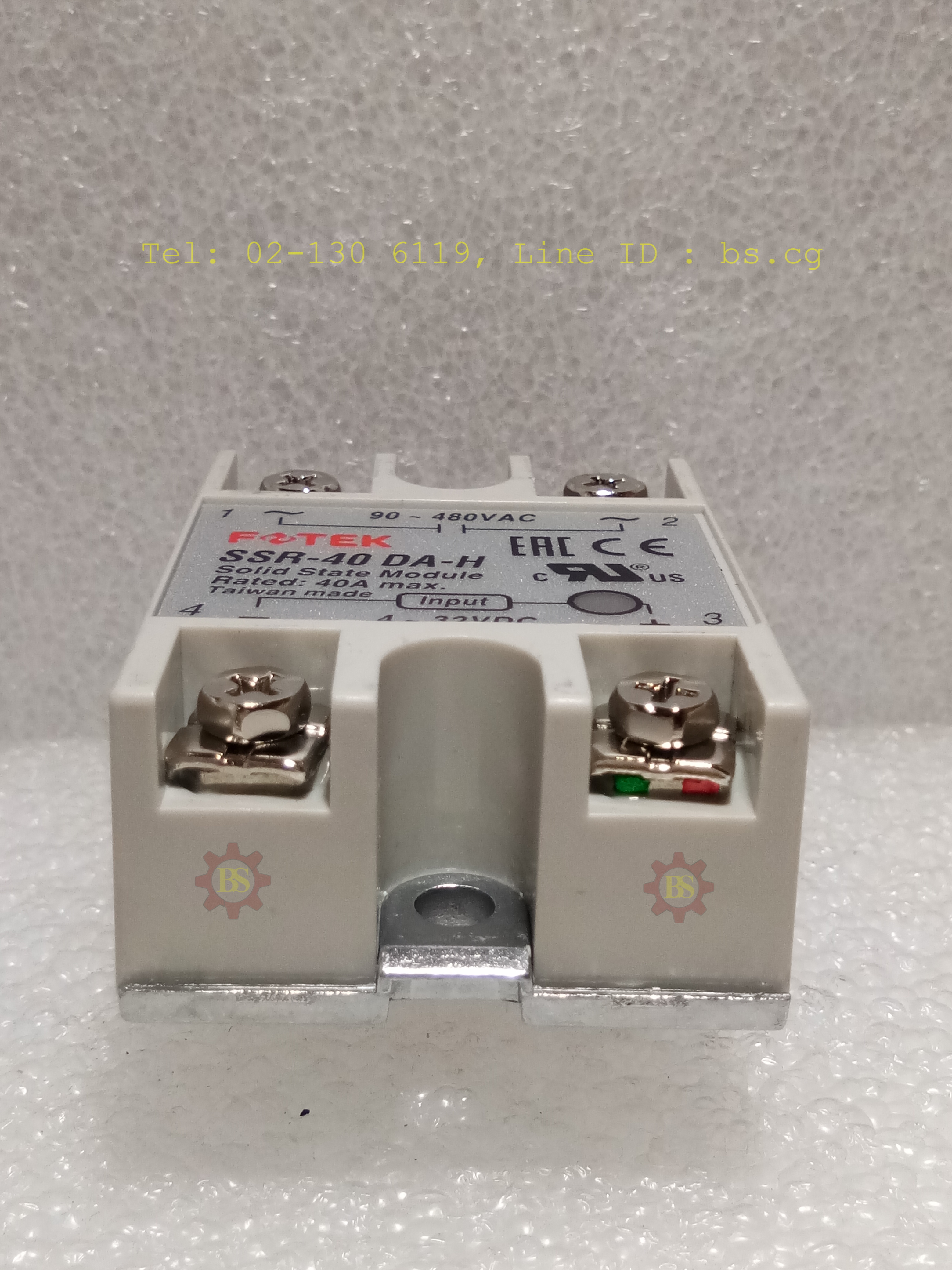 FOTEK : Solid State Module Rated: 40A max. SSR-40 DA-H