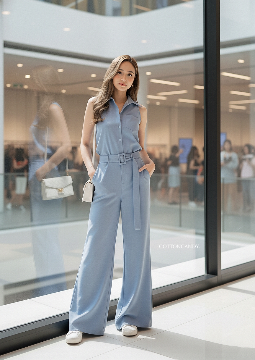 Tag#cottoncandy เซทล่าสด งานผ้ายีนส์นิ่มๆใส่สบายๆ งานเบสิที่ใส่ง่ายๆ มาเป็นชุดมาพร้อมเข็มขัดคาดเอว บอกเลยเซทเดียวจบคร่าาาาา