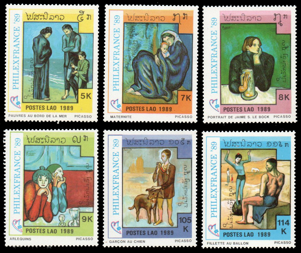 1989 International Stamp Exhibition "Philexfrance '89" - Paris, France - Paintings by Picasso
