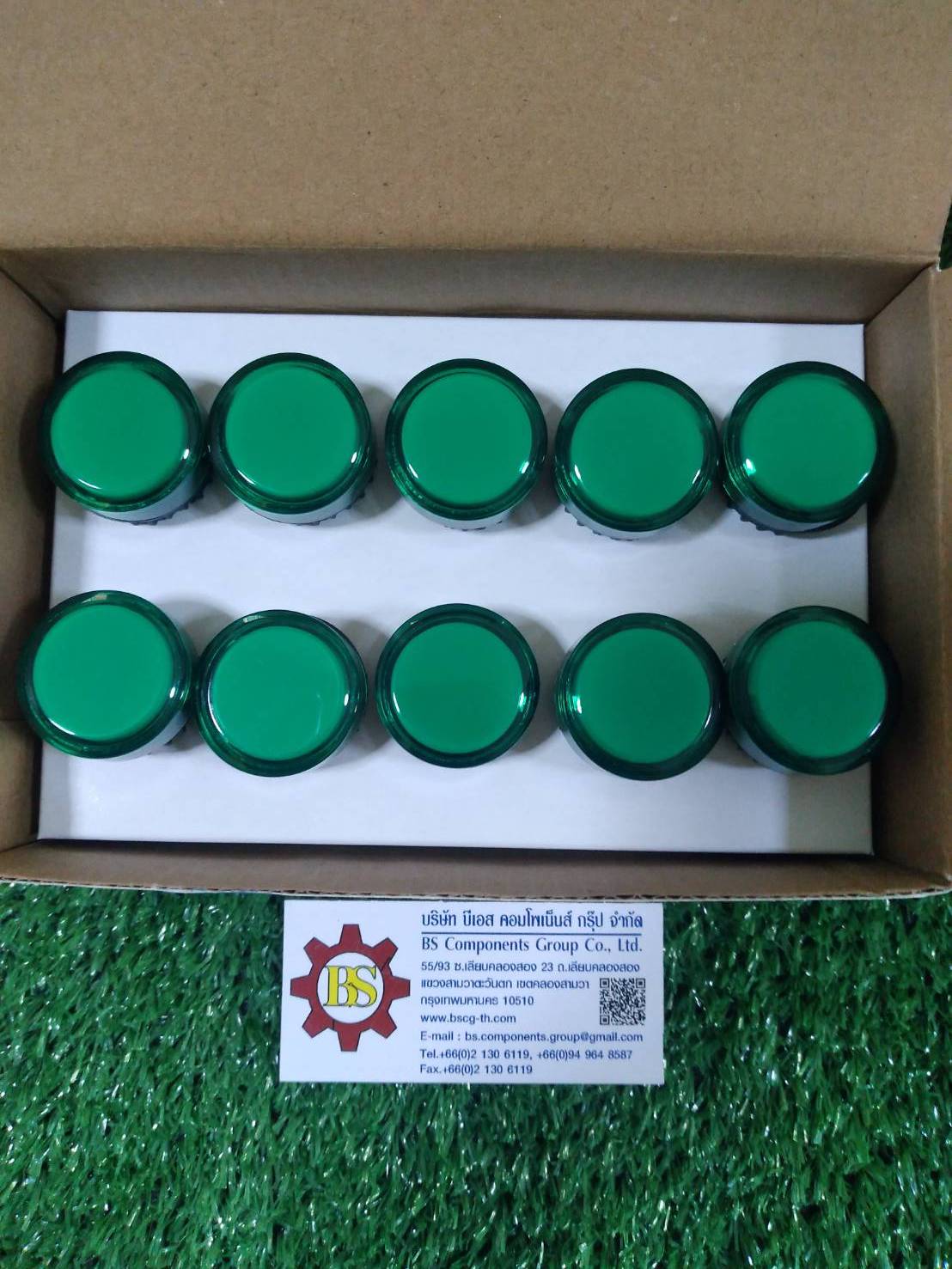 TEND : Pilot Lamp (TS2) 22/25 mm. เขียว LED 220 V