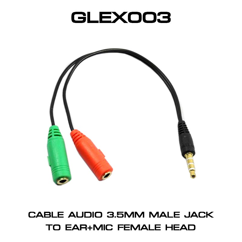 GLEX003 Cable STER M*1 TO F*2 CA-ST-MI-EX003