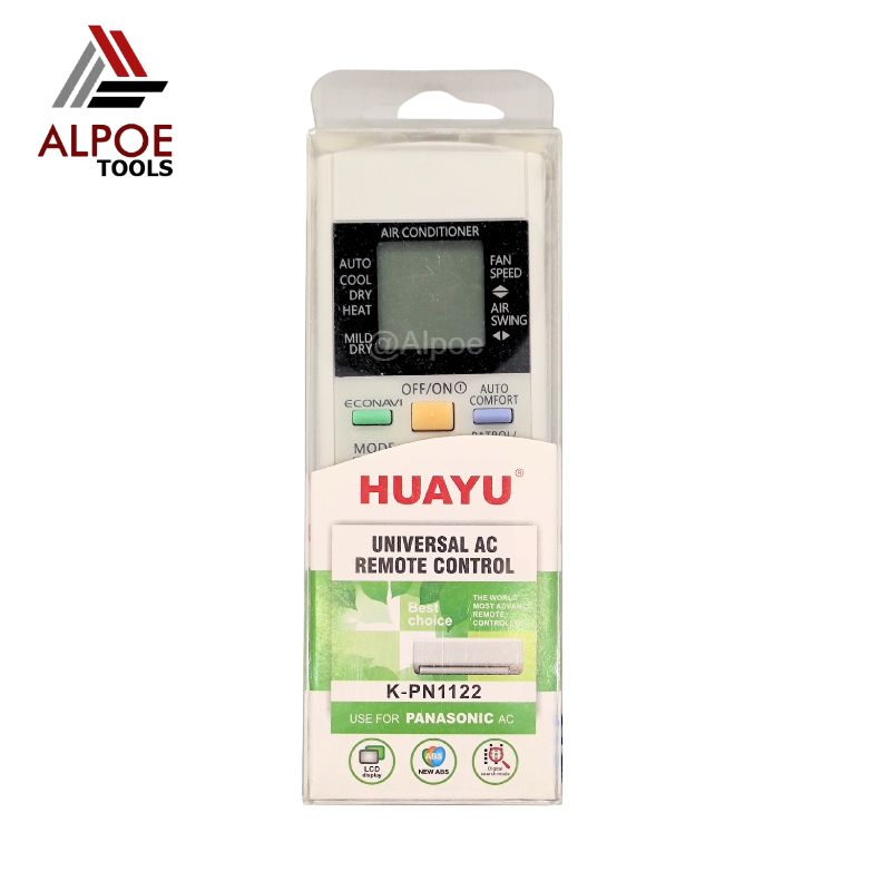 รีโมทแอร์ Panasonic รหัส K-PN1122 ใช้แทนรีโมทแอร์ได้เกือบทุกรุ่นของ พานาโซนิก