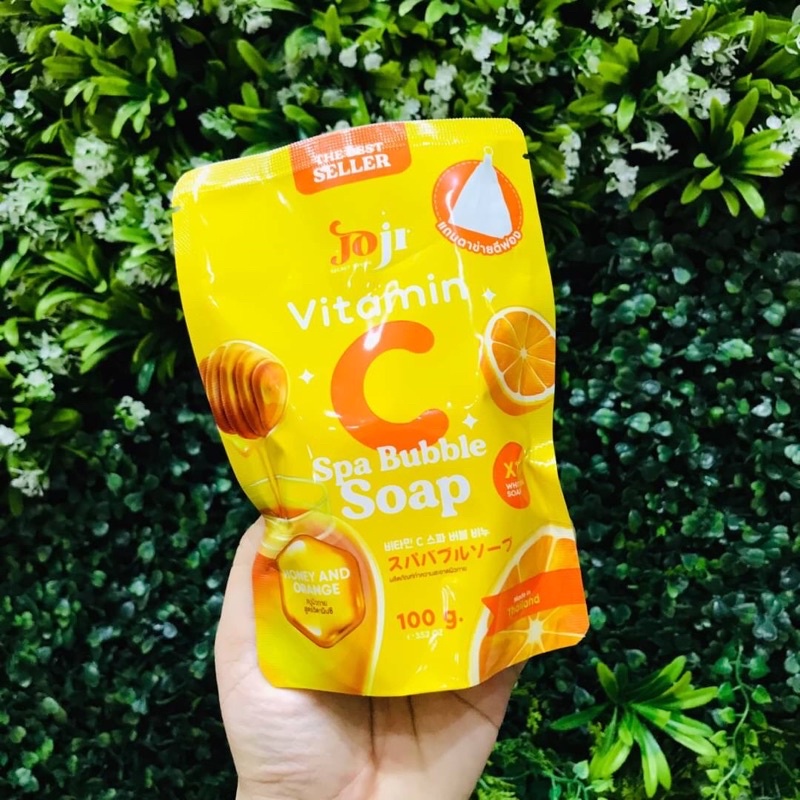 Joji Secret Young Spa Bubble Soap 100g. (free whipping net) สบู่วิปโฟม นุ่ม ยืด มาพร้อมตาข่ายตีฟอง