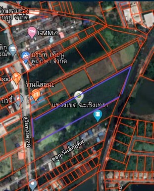 ขายที่ดินสวยราคาถูก 9 ไร่ 2 งาน 3 ตรว. ใกล้รถไฟฟ้าสายสีพูใกล้สถานีตำรวจนครบาลฉลองกรุง 1.1 กม. ใกล้บ้านจัดสรรเหมาะแก่การลงทุน